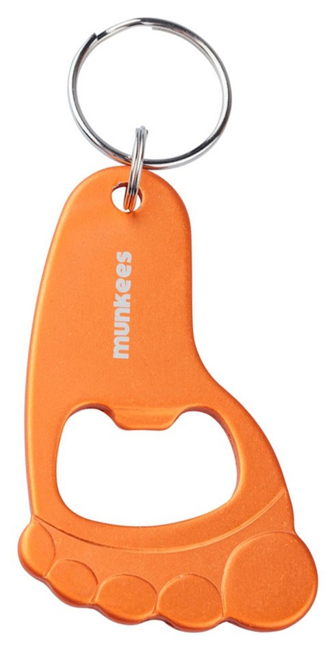 Munkees 3431 брелок-открывалка Foot orange
