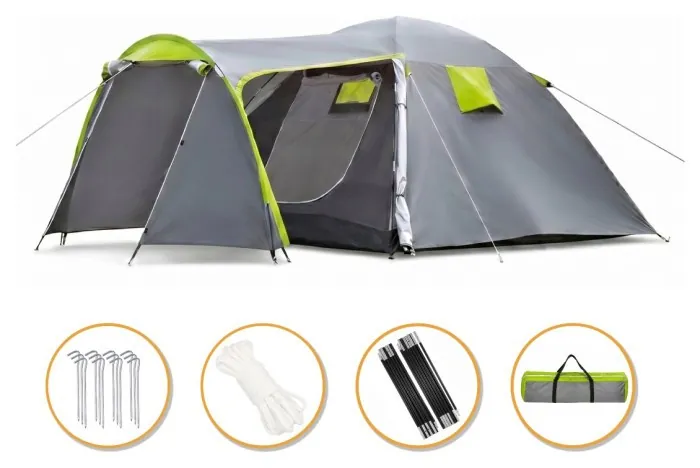 Туристичний намет LEOBRO Pro Camp Grey (LB-1088)