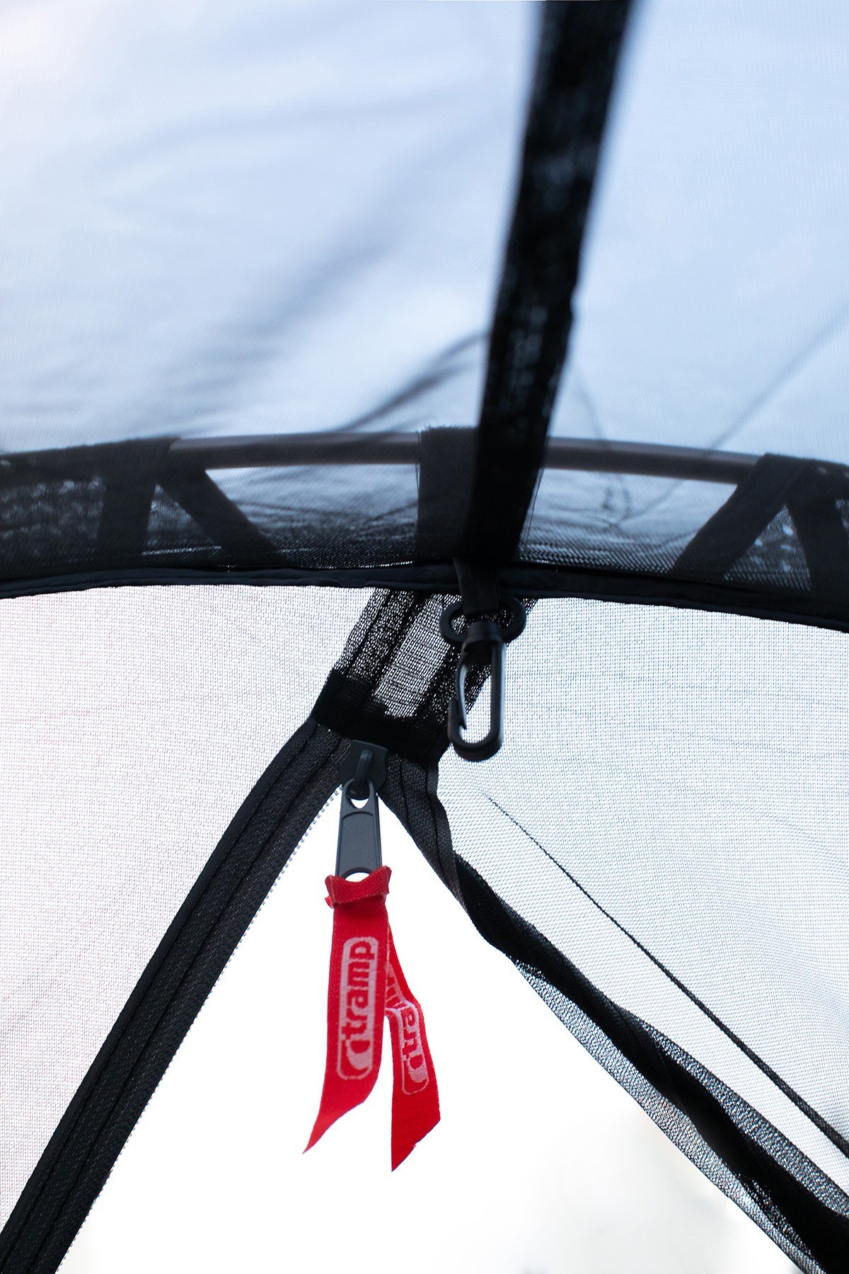 Палатка Tramp Bike 2 (V2) серая/красная (TRT-020)