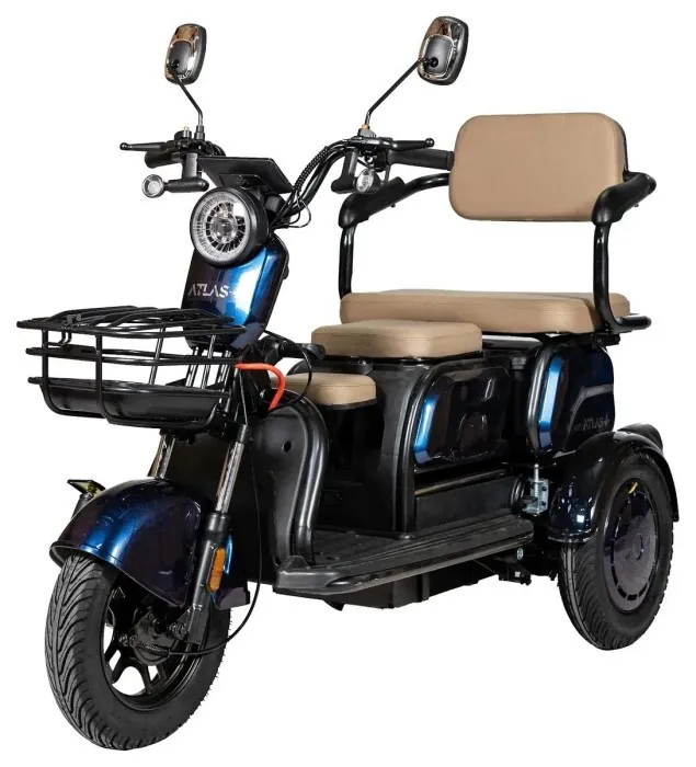 Електроскутер ATLAS Elegant Trike 800W Cyan Blue