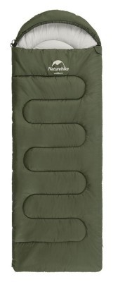 Спальный мешок Naturehike Y150L NH21MSD08, правый, темно-зеленый