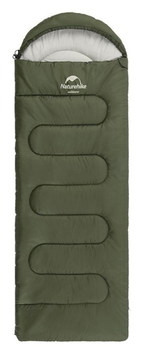 Спальный мешок Naturehike Y150L NH21MSD08, правый, темно-зеленый