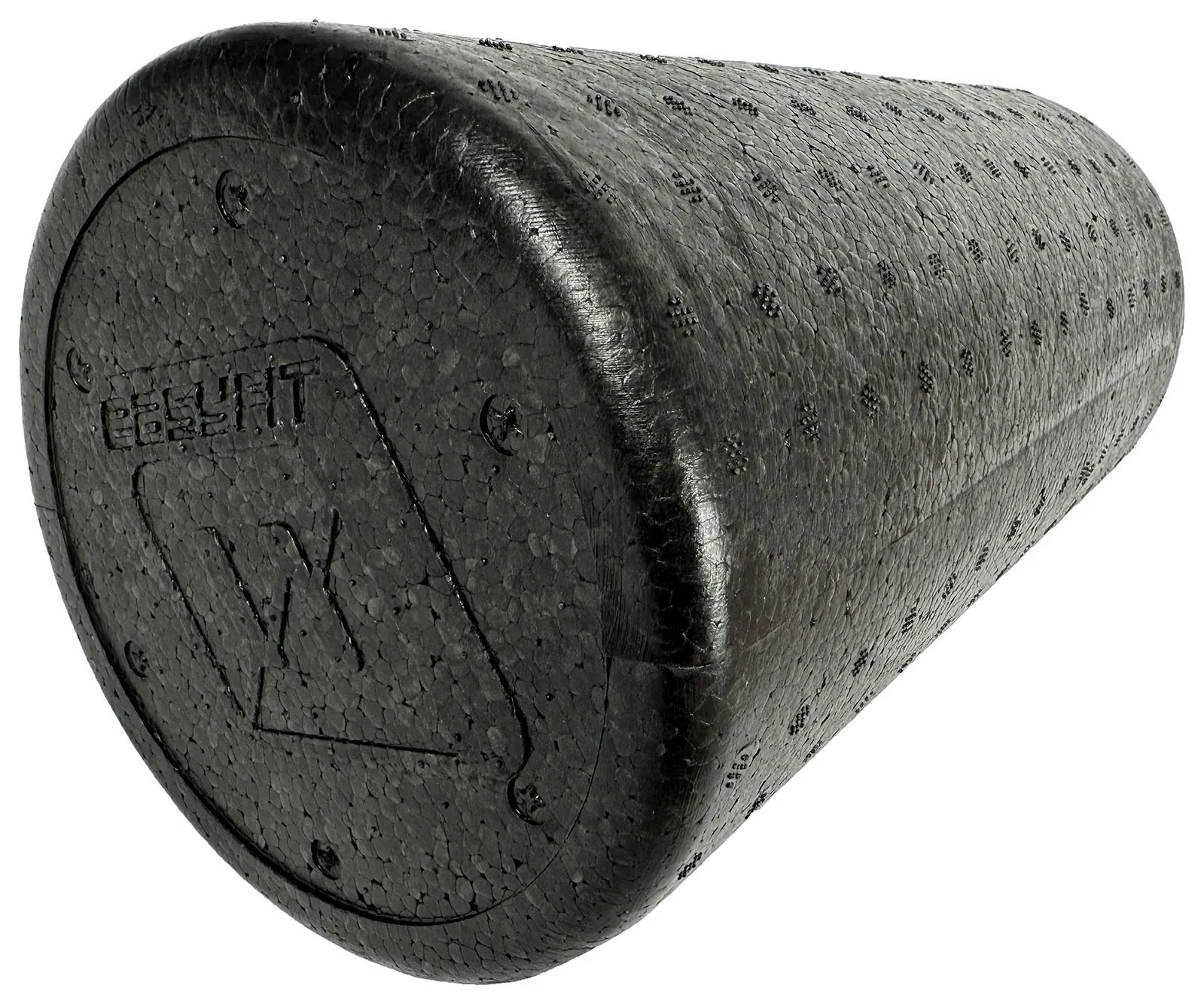 Масажний ролик EasyFit PolyFoam Roller EPP 30 см (Чорний)