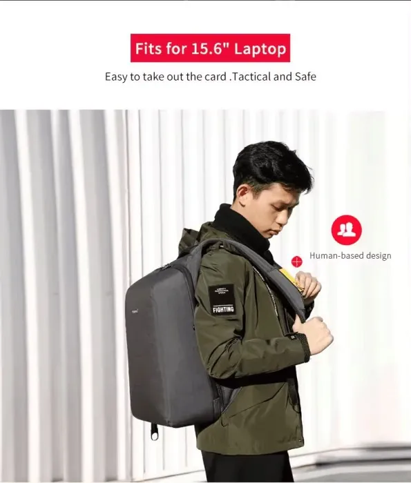 Рюкзак Tigernu T-B3361 15.6" Grey