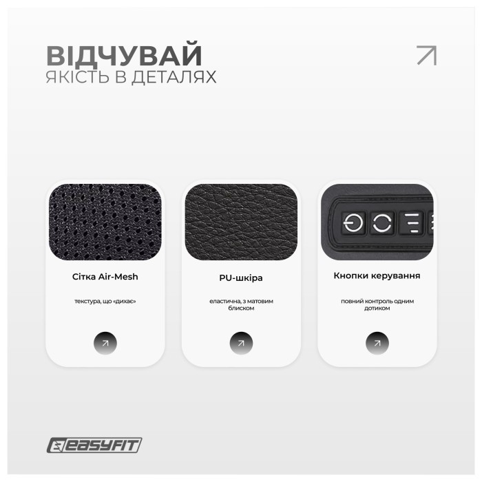 Масажер для шиї EasyFit Shiatsu (роликовий шиацу-масаж плечей і тіла)