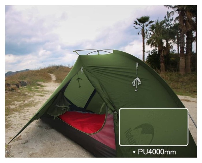 Намет двомісний Naturehike Tagar NH17T180-J, темний зелений