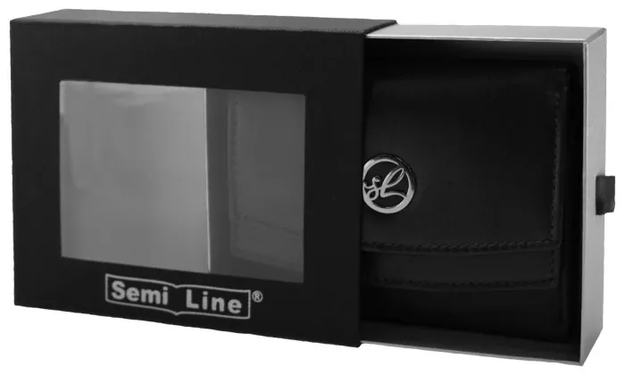 Гаманець жіночий шкіряний Semi Line RFID Black (P8274-0)
