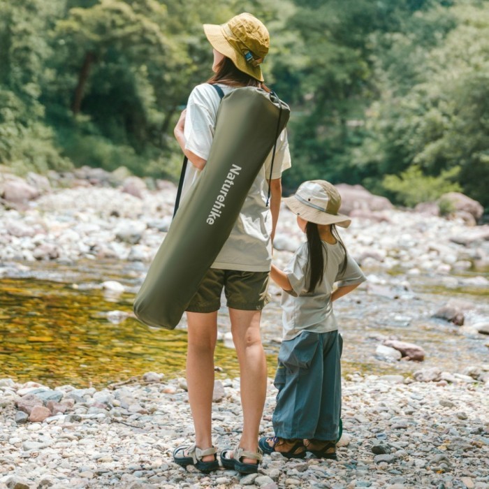 Кресло-шезлонг складной Naturehike CNK2550JJ023 Nightfall T05, сталь, хаки