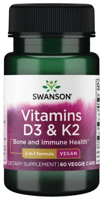Vitamins D3 & K2 2000 Iu & 75mcg - 60 vcaps
