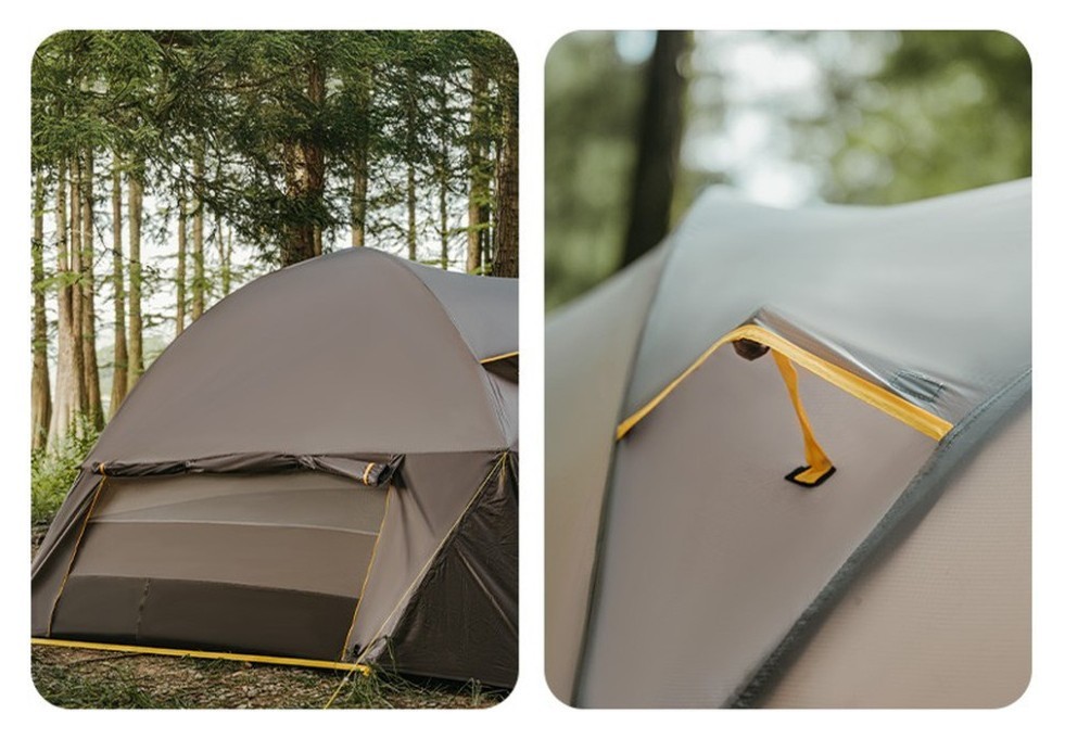 Палатка шестиместная Naturehike, KOTA 6, CNK2450WS031, 75D, светло-коричневая