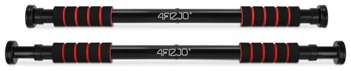 Турник раздвижной 4FIZJO Basic 61.5-100 см Black/Red (P-5905973402712)