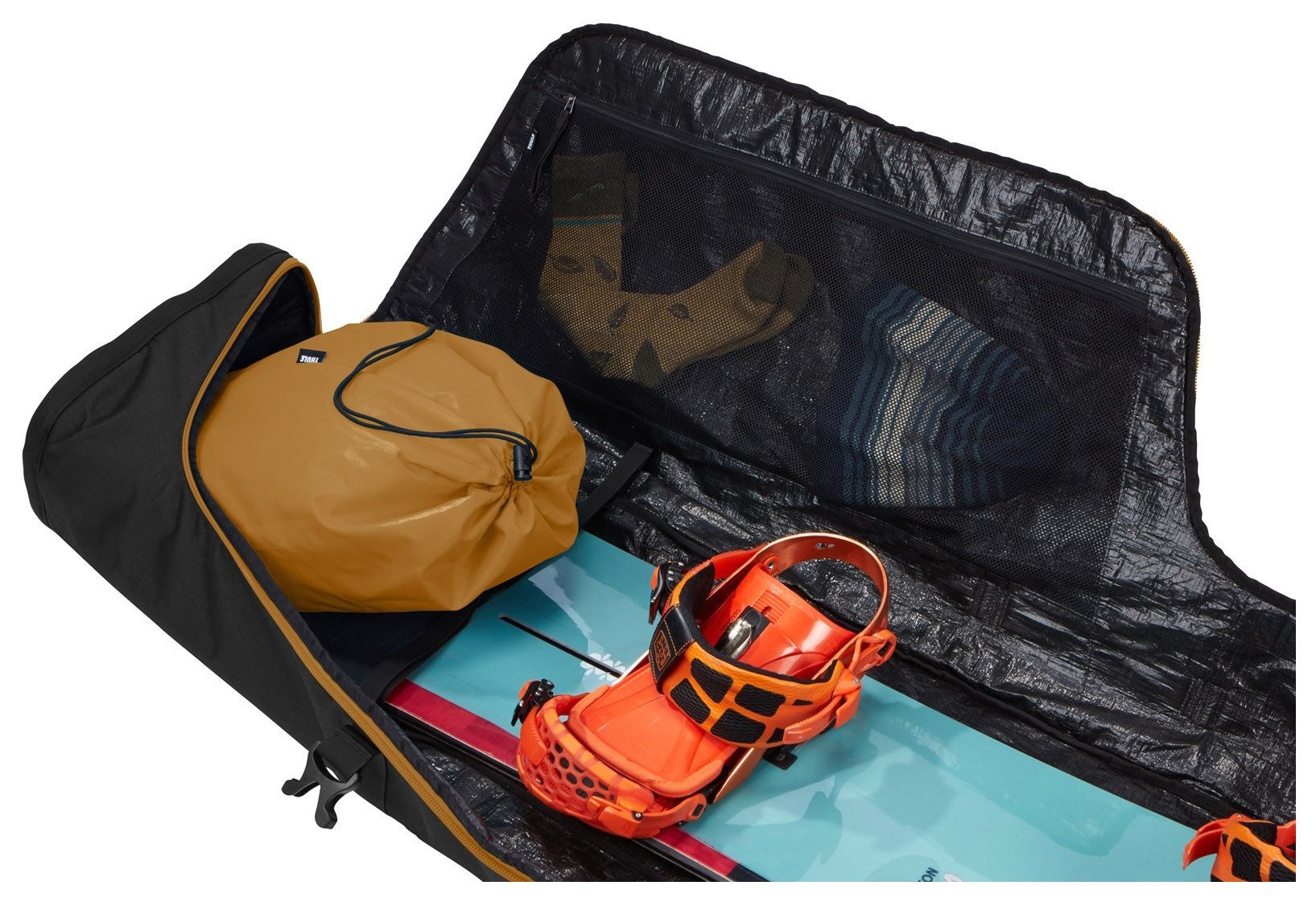 Сумка для сноуборда на колесах Thule RoundTrip Snowboard Roller 165cm (Black) 3204366 (TH 3204366), укр, укр