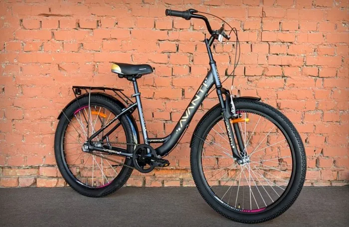 Велосипед жіночий міський Avanti Fiero Nexus 26" чорний (2025)
