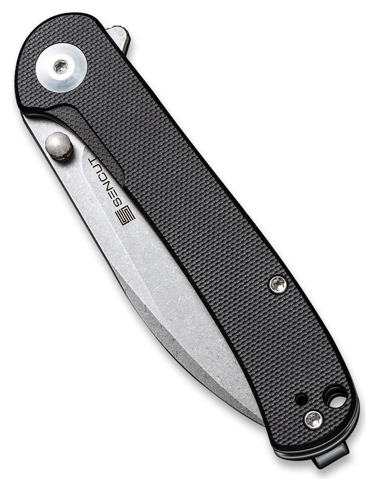 Нож складной карманный Sencut Scepter, (7.5 см) 9Cr18MoV/G10 черный