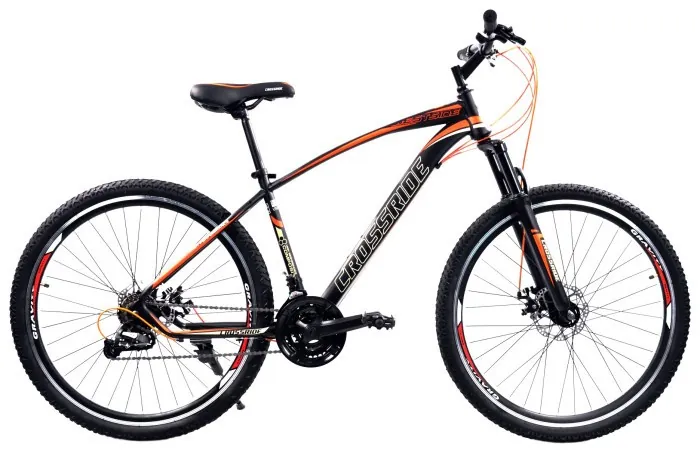 ВЕЛОСИПЕД CROSSRIDE 27,5 MTB ST "WESTSIDE", Чорно-помаранчевий