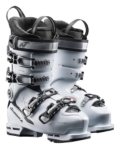 Черевики гірськолижні Nordica THE CRUISE 55 W 38 (240мм) White/ivory/black (05067400-WRH), укр, укр