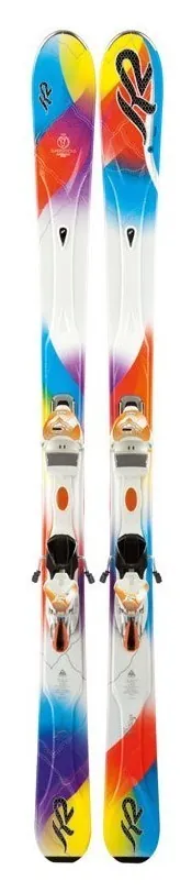 Лижі гірські комплект K2 Superstitious+ERS 11.0 TC 146см White/multicolor (1020100.121.1+1021005.121.2) (153 см white/multicolor)