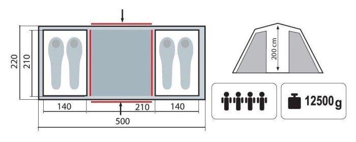 Палатка Tramp Brest 4 (V2)