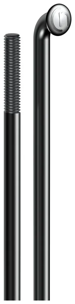Спиця СN STD 14C, 2мм(14G) x 240mm, j-подібна, нержавіюча. сталь, чорна (72шт) (SPO-20-81)