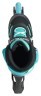 Ролики Rollerblade Microblade black-light blue, укр Фото - 5