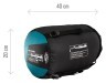 Мешок спальный Millet BAIKAL 1100 REG R 215 см Orion blue (MIC1071) Фото - 4