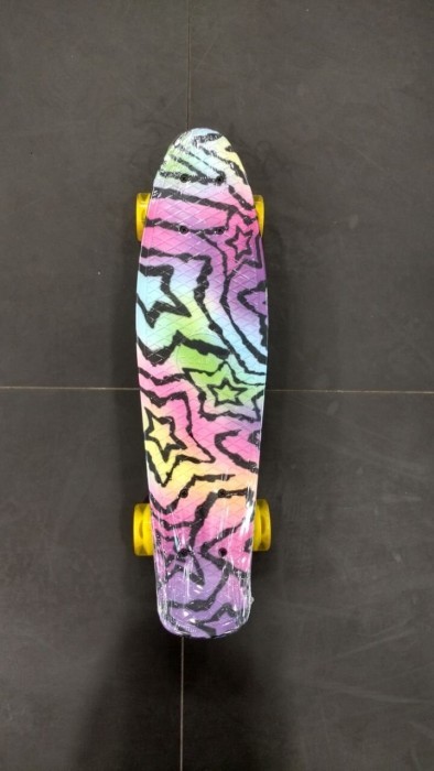 Пенніборд Amigo Sport Bora Flach зірки, укр, укр