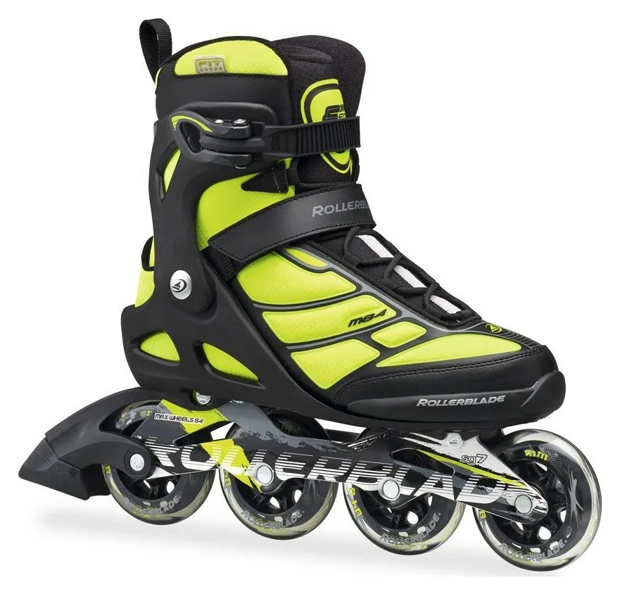 Роликові коньки для дорослих Rollerblade MACROBLADE 84 M 42 (11US) 270мм Yellow fluo/black (07623300 Q96) O (285мм)