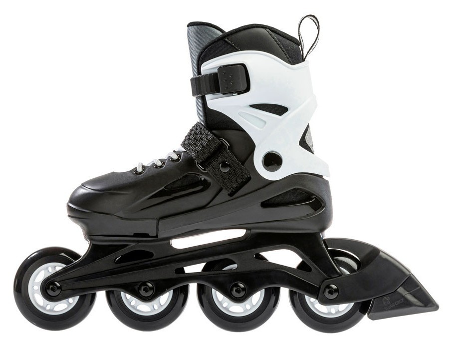 Роликовые коньки детские Rollerblade FURY 29-33 (185-210мм) Black/White (07067000)
