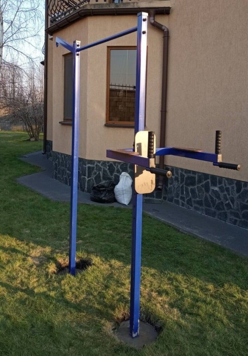 Турник уличный с брусьями пресс SE-09
