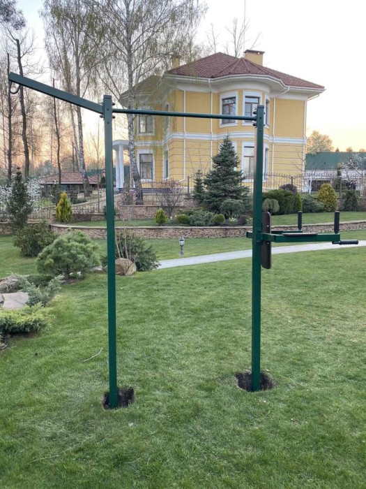 Турник уличный с брусьями пресс SE-09
