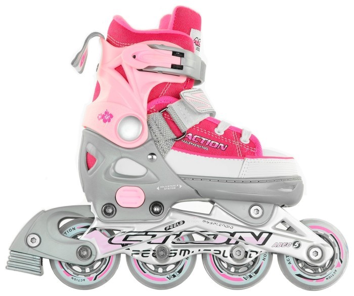 Роликові ковзани Action ANNY/Pink/29-32, укр, укр