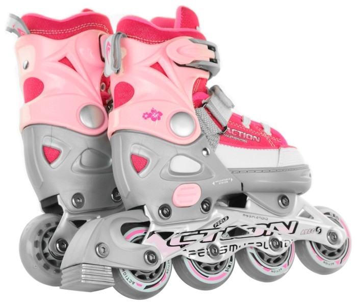 Роликовые коньки Action ANNY/Pink/29-32