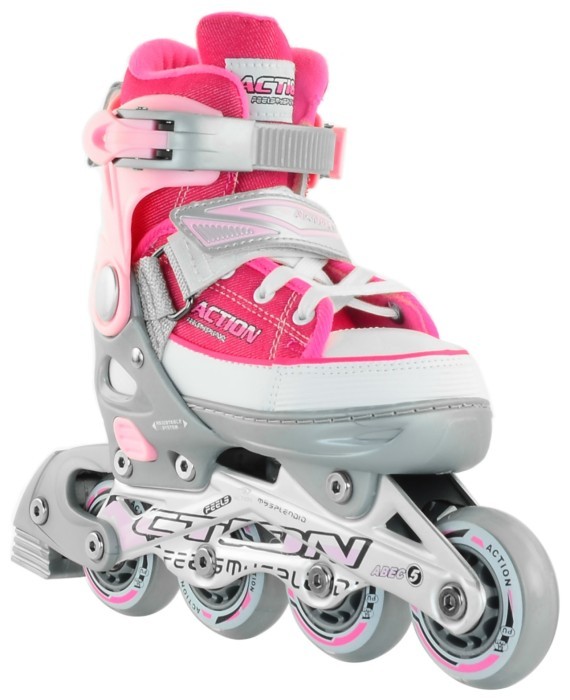 Роликові ковзани Action ANNY/Pink/29-32, укр, укр