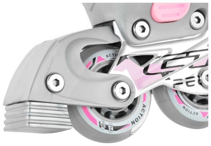 Роликові ковзани Action ANNY/Pink/29-32, укр, укр