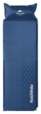 Килимок самонадувний з подушкою Naturehike NH15Q002-D, 25мм, блакитний