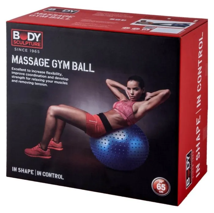 М'яч гімнастичний з вкладками Body Sculpture 65 см