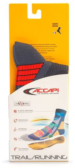 Термошкарпетки Accapi Trail/Run, Black/Red, 34-36