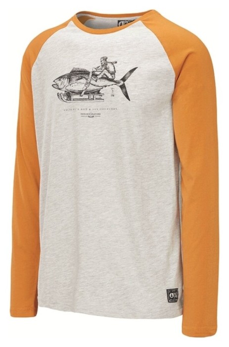 Реглан Picture Organic Moment LS T grey melange, укр, укр