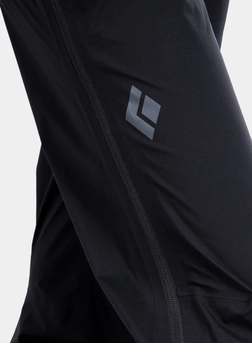 Брюки женские Black Diamond Stormline Stretch Full Zip Rain Pants, XS - Black