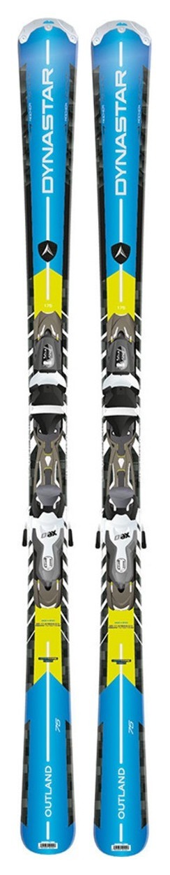 Лежи горные (комплект) Dynastar Outland 75+XPress 10 176см Blue/Yellow (DACEK02+FCCD035)
