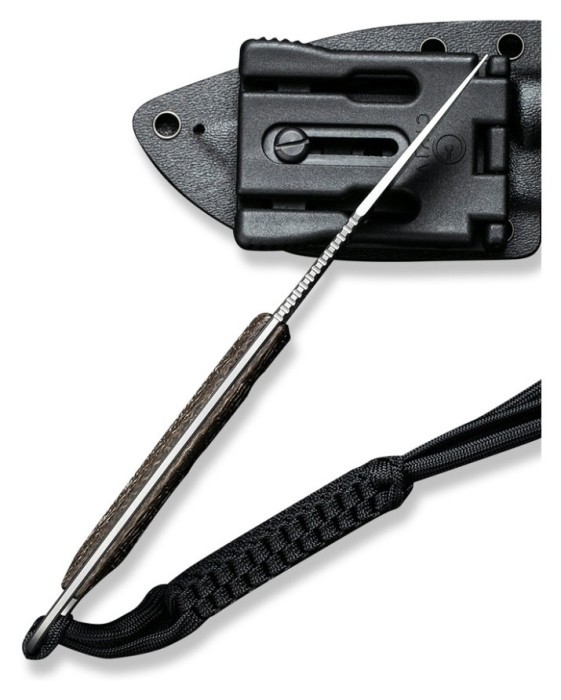 Ніж фіксований тактичний Civivi Midwatch, (8.6 см) N690 / Micarta коричневий, укр, укр