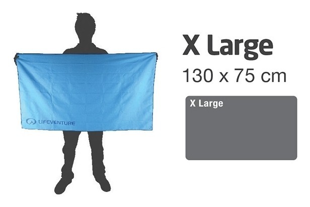 Полотенце Lifeventure Micro Fibre Comfort blue Giant