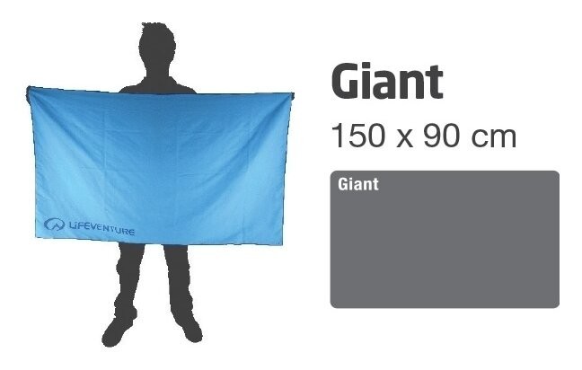 Полотенце Lifeventure Micro Fibre Comfort blue Giant