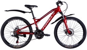 Велосипед AL 24&quot; Formula BLACKWOOD 1.0 DD FR рама-12,5&quot; червоно-сріблястий 2025