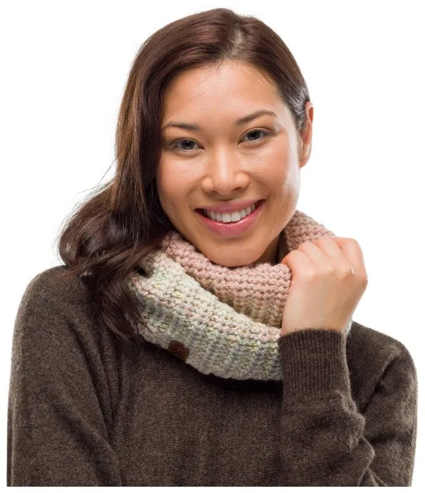 Шарф-труба Buff Knitted & Fleece Neckwarmer Olya, Cloud