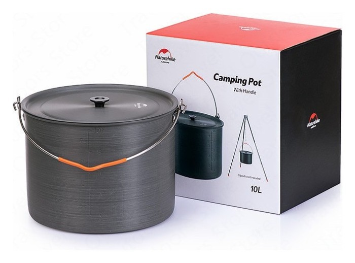 Котел Naturehike Camping 10 л grey NH19CJ003