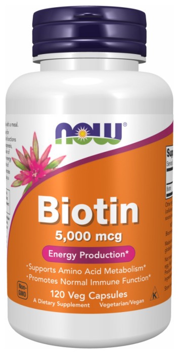 BIOTIN 5000mcg - 120 vcaps