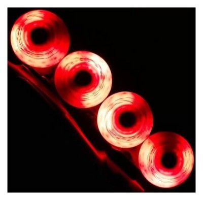 Колесо для роликов, светящиеся Flying Eagle Lazerwheelz Red 76 мм