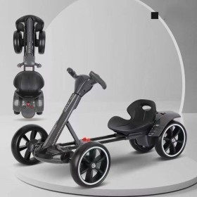 Дитячий електрокар GO KART F1 (Черный)