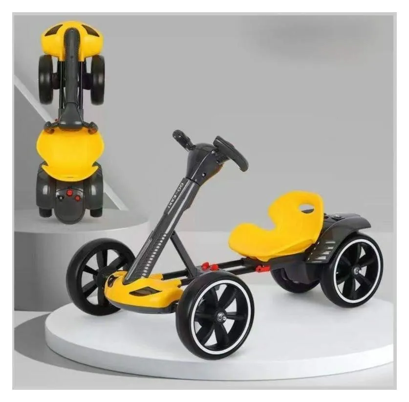 Дитячий Maraton електрокар GO KART F1 (Жовтий)